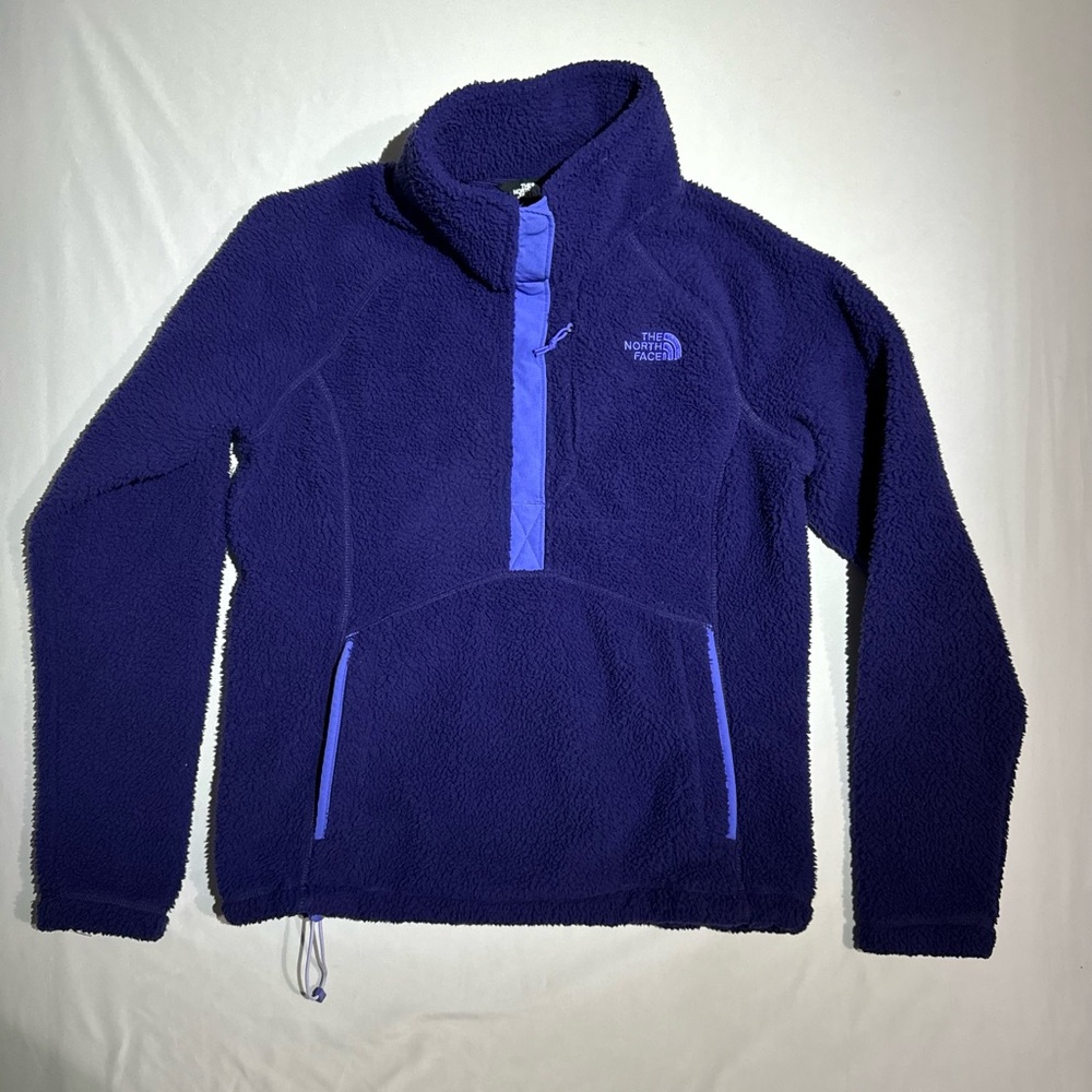 The North Face Purple Pullover 1/4 Button Up Women’s Medium - Picture 1 of 8